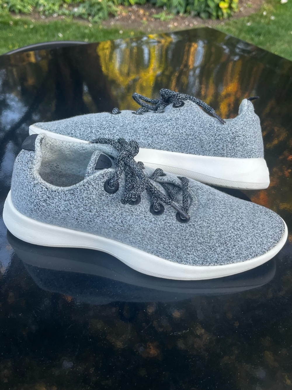 Allbirds Women's Wool Runner sneakers in Heather grey size 10